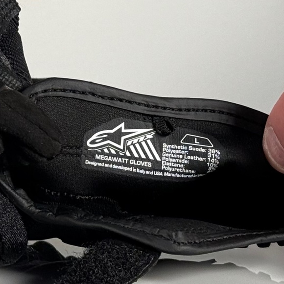 AlpineStars Motorcycle Gloves Large - Picture 8 of 8